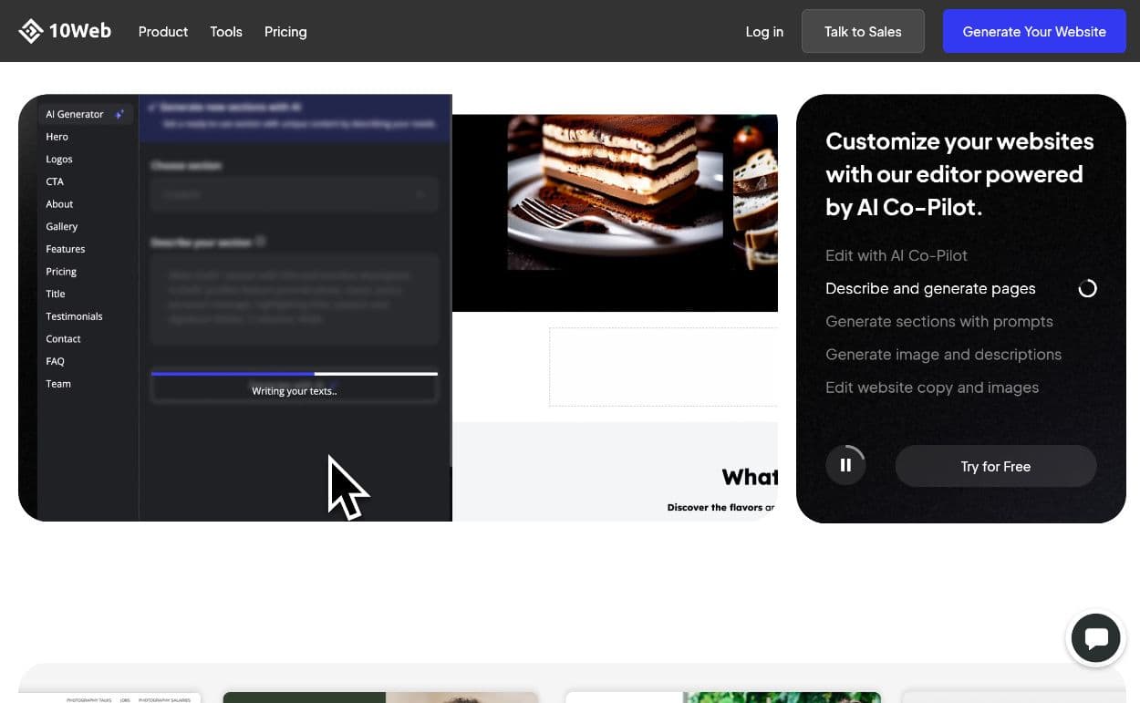 10web - KI-Website-Builder WordPress