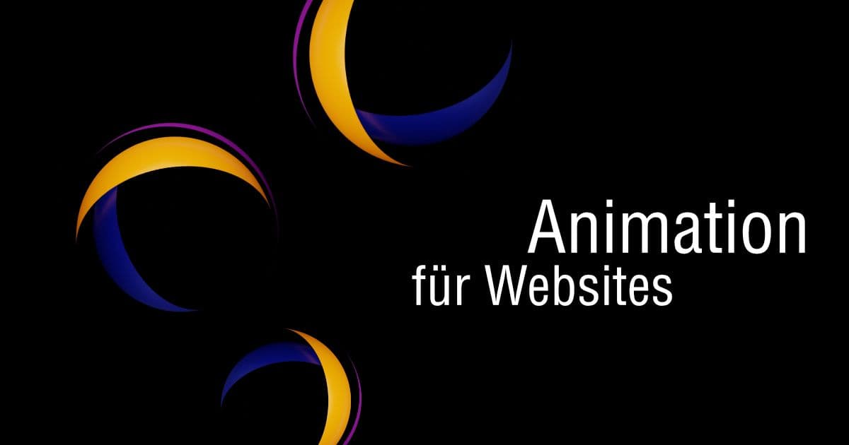 animation für website