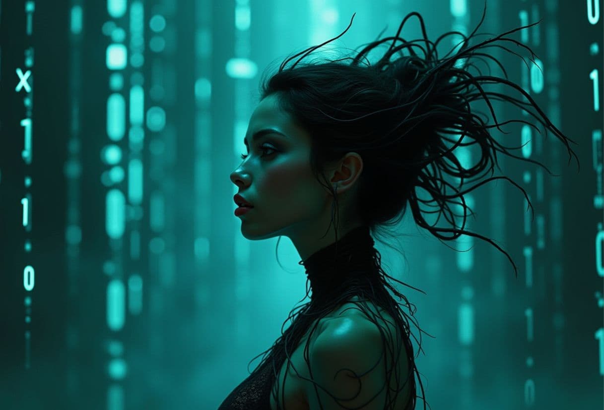 Cyberpunk Artwork - Erstellt mit ComfyUi und Flux