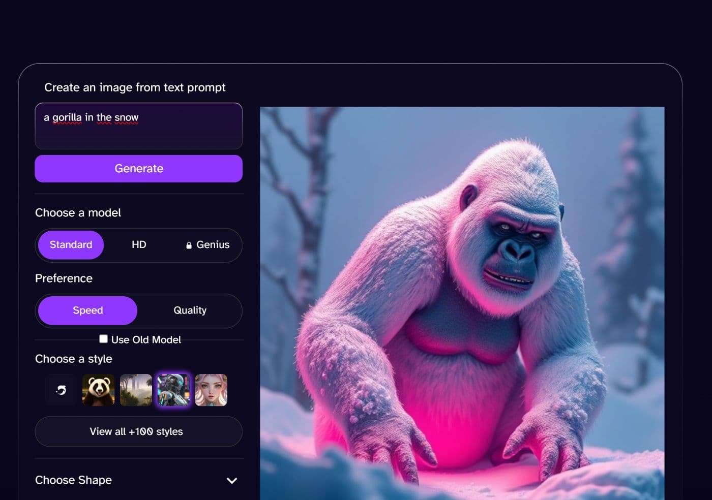 günstigster KI-Bildgenerator für Einsteiger - Screenshot: deepai.org