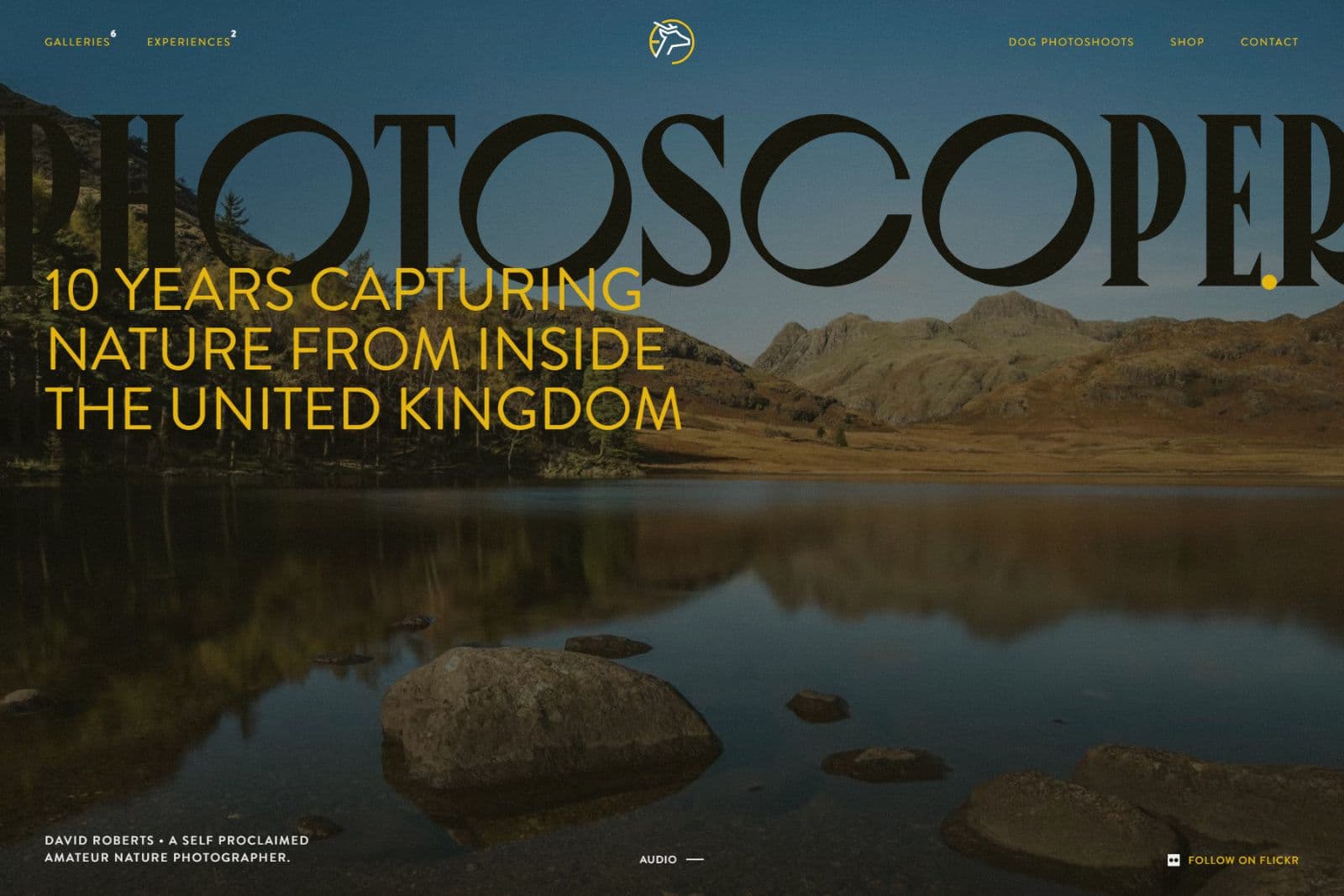 Natürliche Farbpalette - Website Screenshot