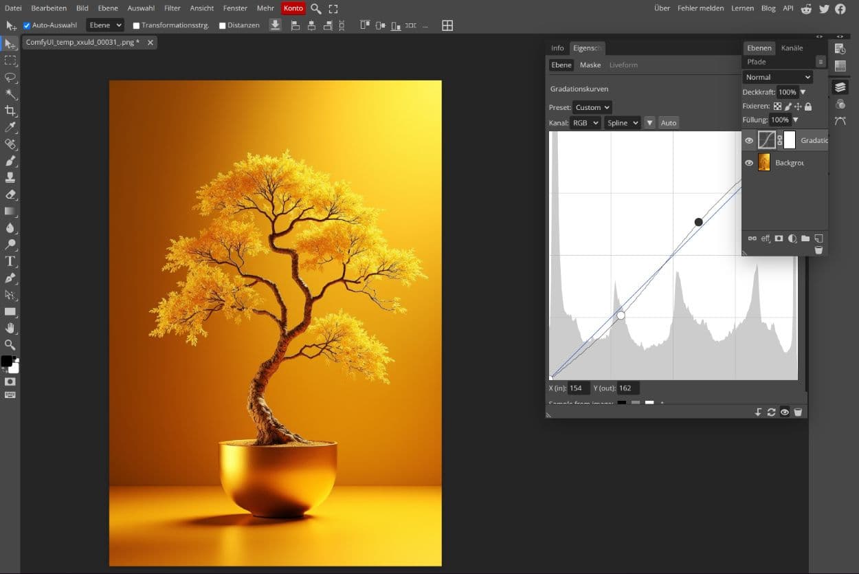 Photopea - Kostenloses Bildbearbeitungsprogramm