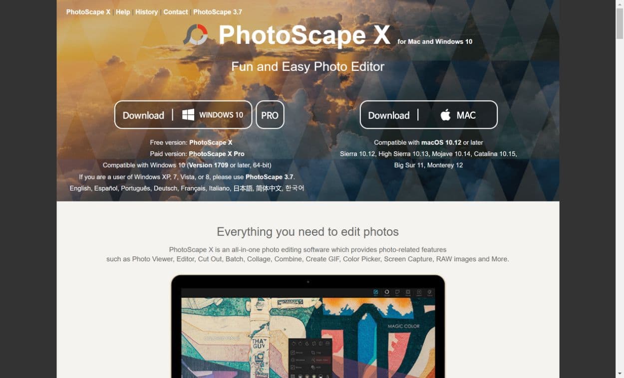 Photoscape X - Kostenloses Fotobearbeitungsprogramm