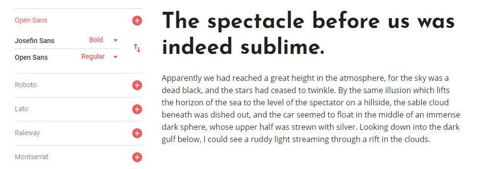 Josefin Sans - Top 10 Google Fonts