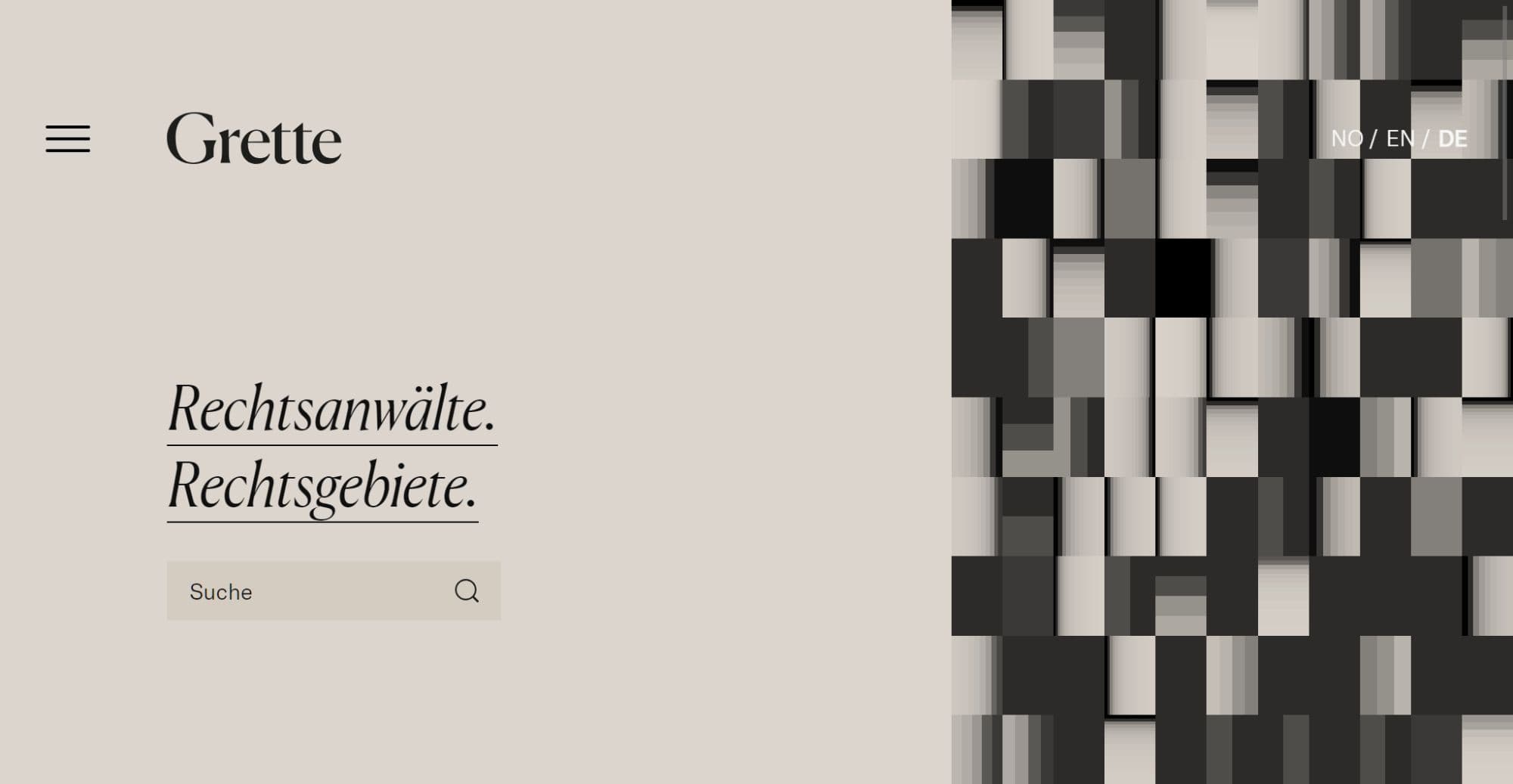 Grette Webdesign Inspiration Anwälte