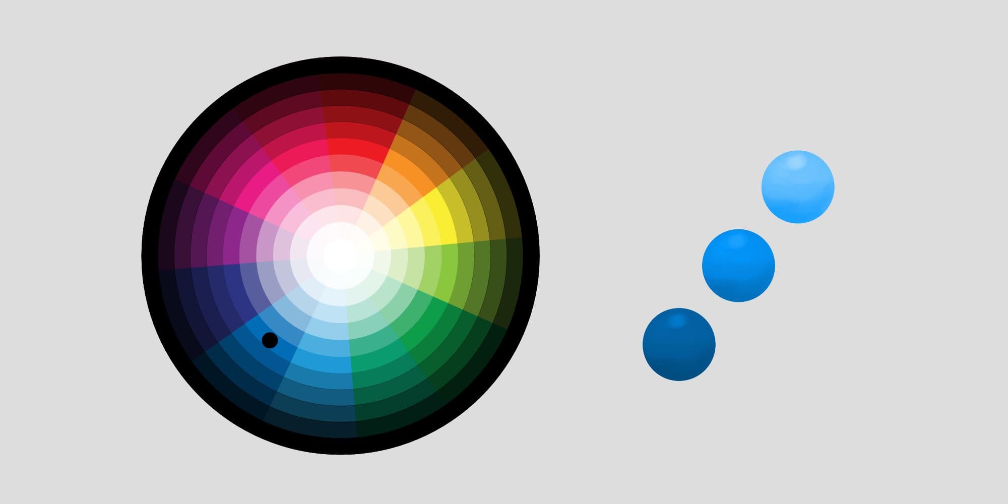 monochromatische Farbharmonie